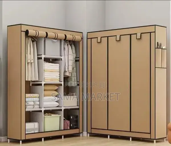 Armoire en Tissus 3 Battants