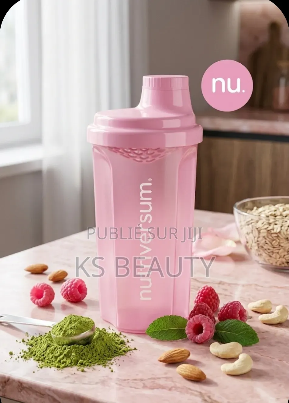 Bouteille De Shaker Sport 500ml Rose