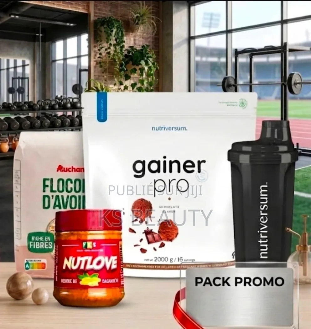 Pack Sport Masse Gainer Pro 2kg + 3 Produit