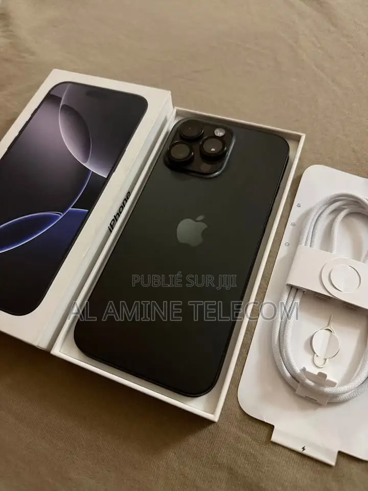 Nouveau Apple iPhone 16 Pro Max 1 TB Noir