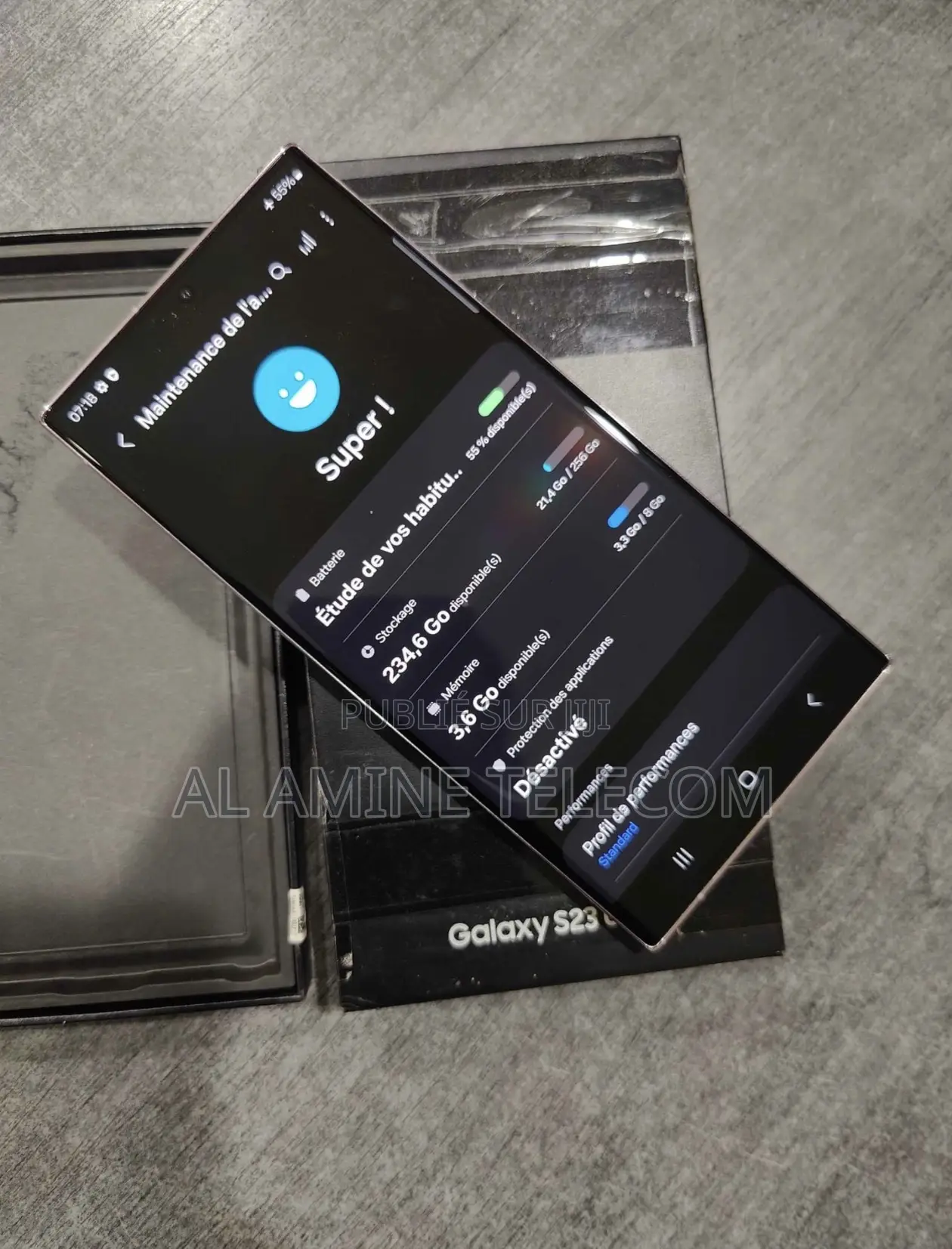 Nouveau Samsung Galaxy S23 Ultra 256 GB Blanc