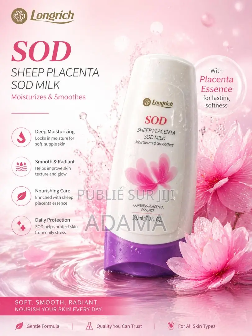 Lait Corporel Sod Longrich 200 Ml – Hydratation Réparation Intense
