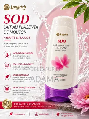 Lait Corporel Sod Longrich 200 Ml – Hydratation Réparation Intense