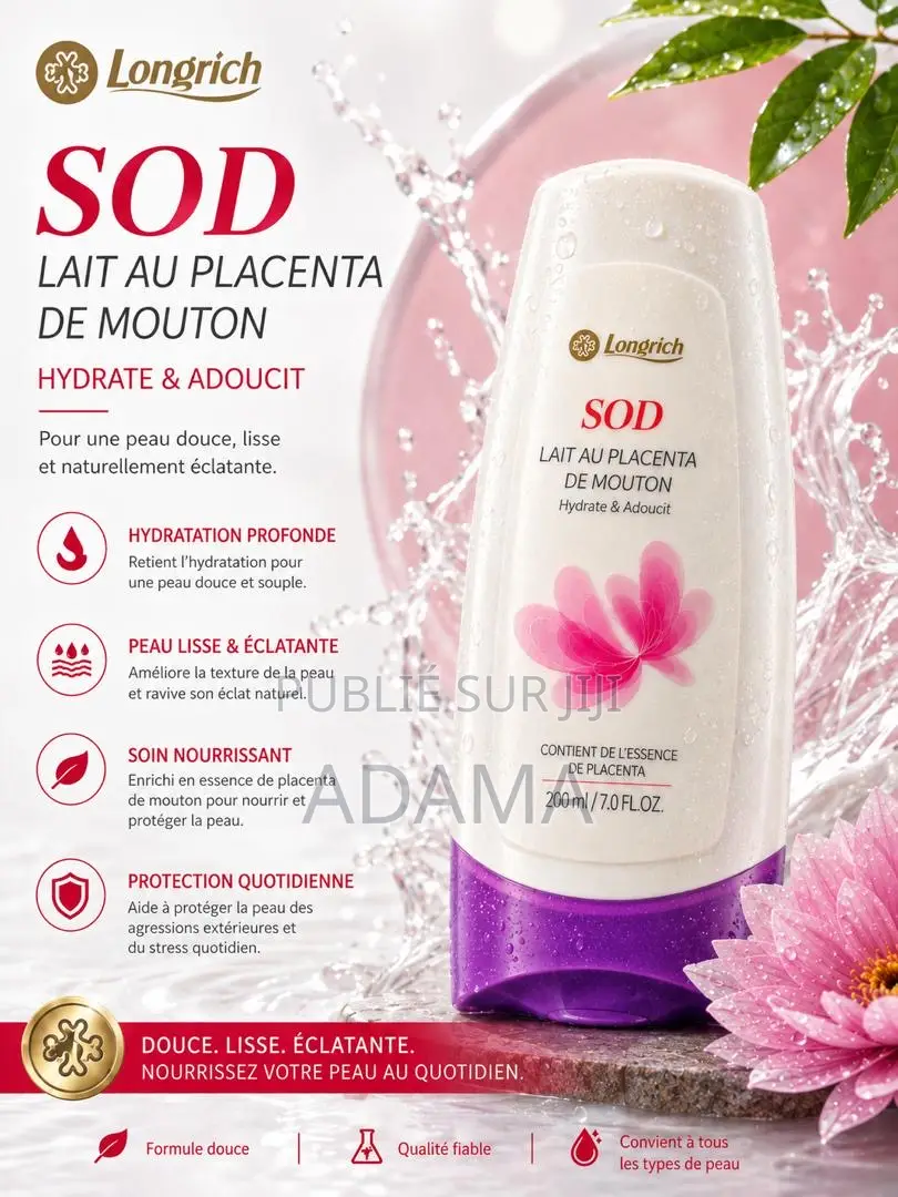 Lait Corporel Sod Longrich 200 Ml – Hydratation Réparation Intense