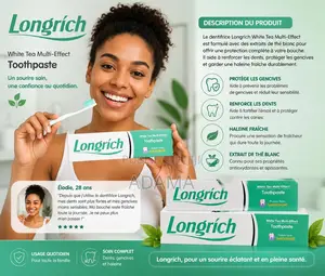 Pâte Dentifrice Longrich – Dents Propres Haleine Fraîche