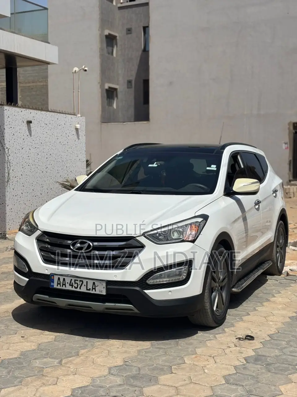Hyundai Santa Fe 2013 Blanc