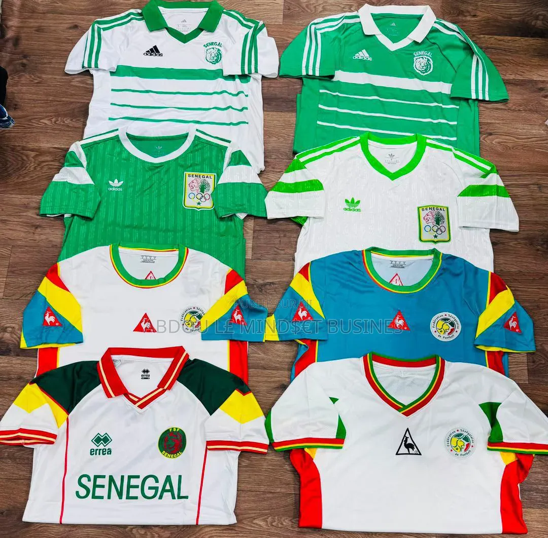 Toutes Maillots Sénégal Rétro Disponible