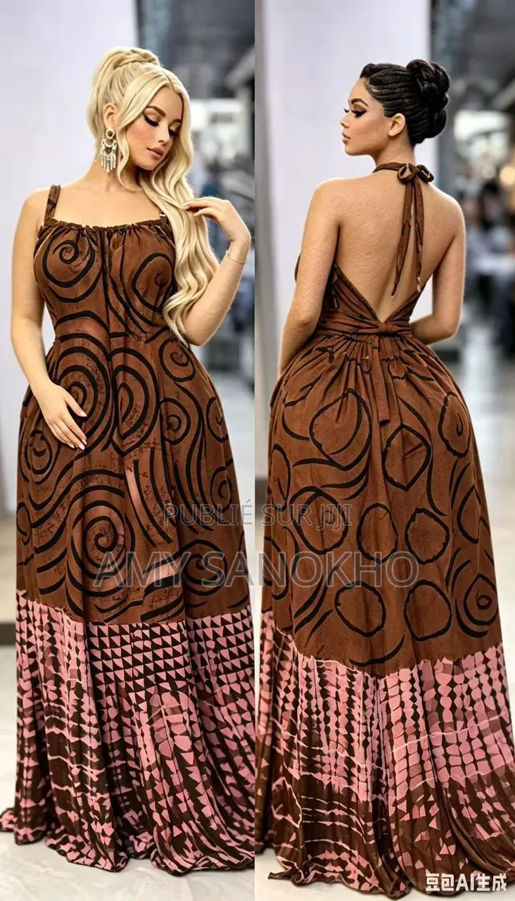 Robe Disponible en Plusieurs Couleurs