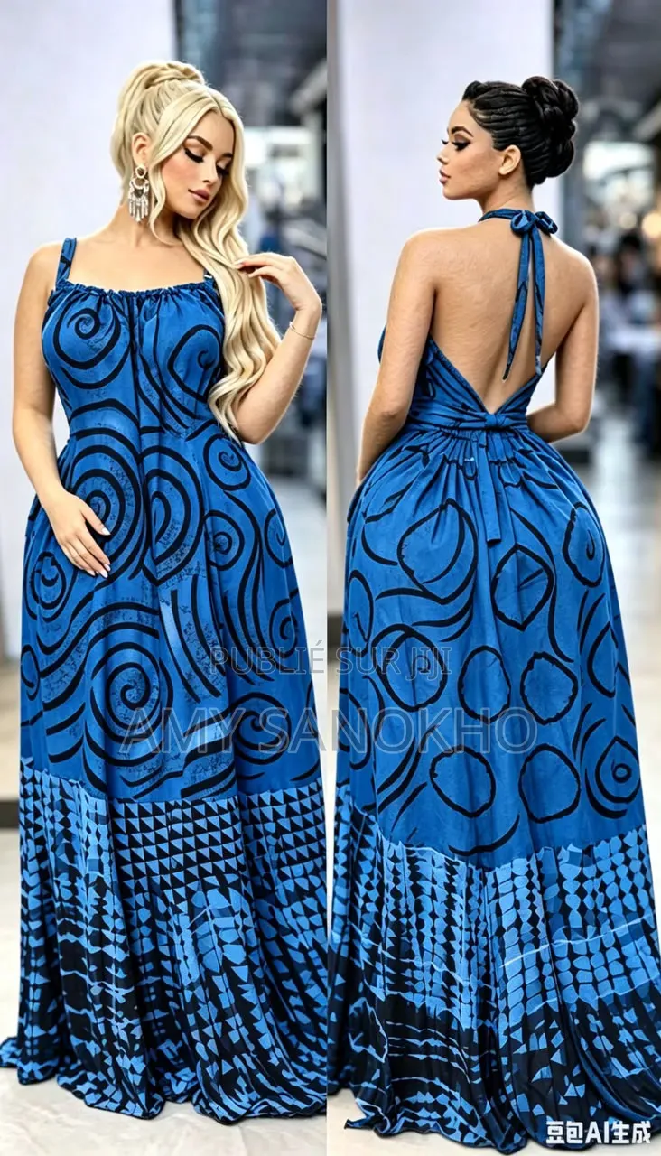 Robe Disponible en Plusieurs Couleurs