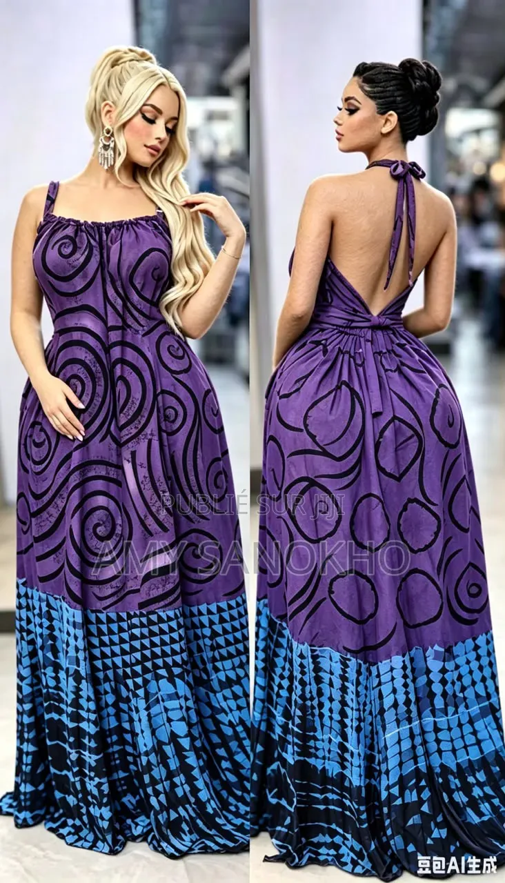 Robe Disponible en Plusieurs Couleurs