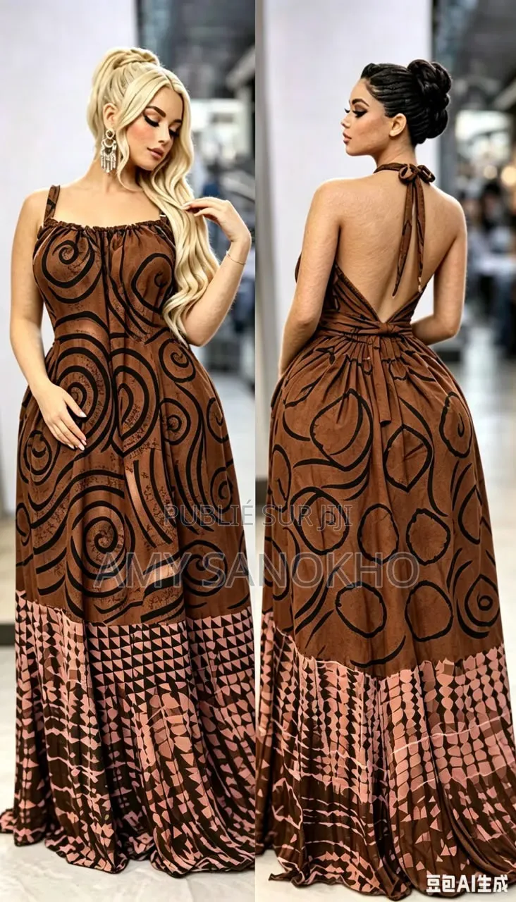 Robe Disponible en Plusieurs Couleurs