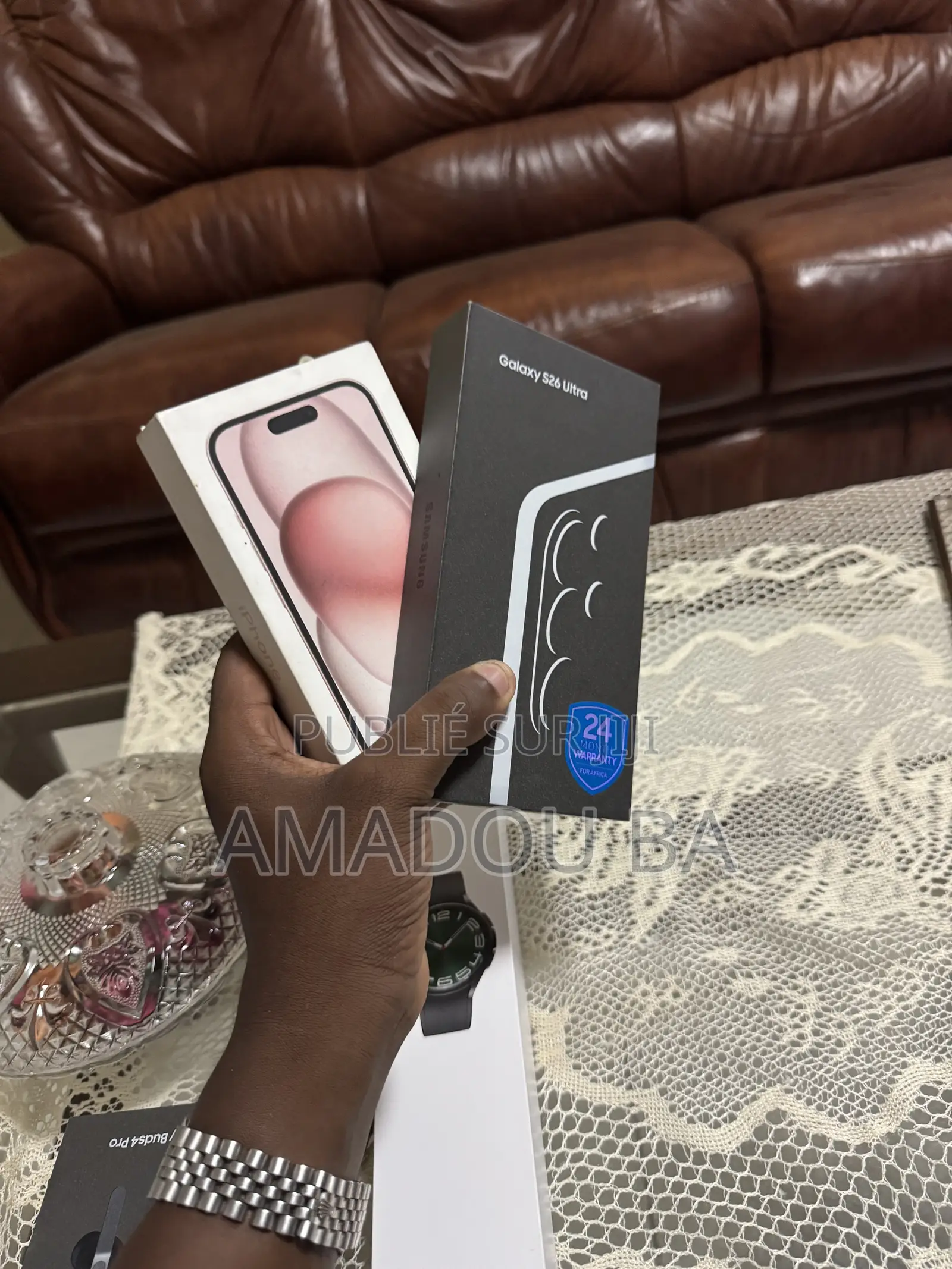 Nouveau Apple iPhone 15 128 GB Rose