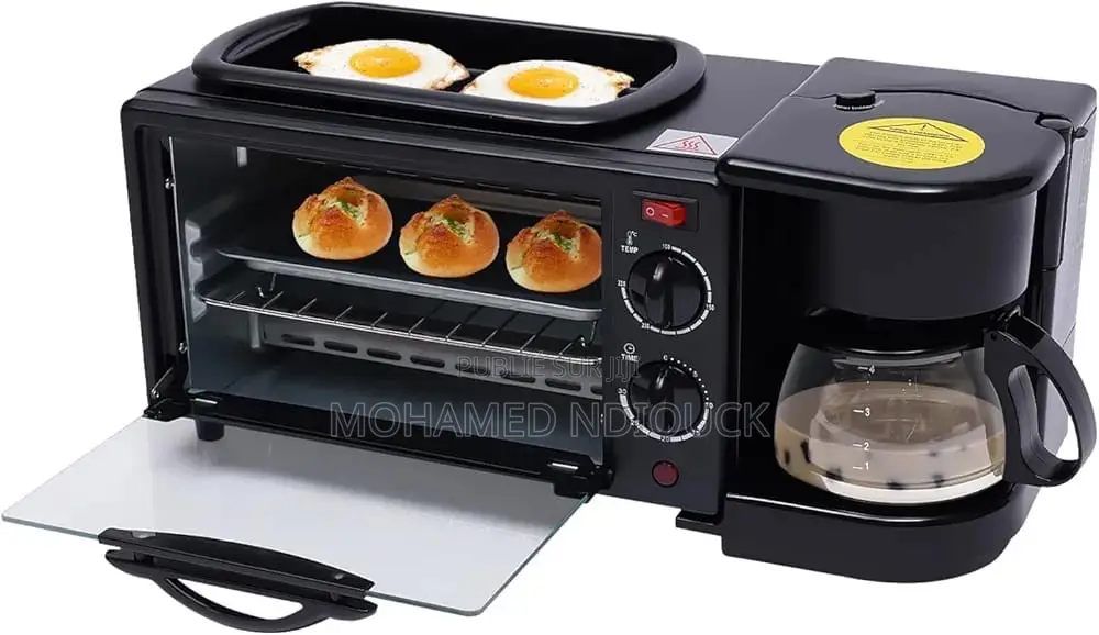 Machine Petit-Déjeuner 3 en 1 Électrique Multifonction