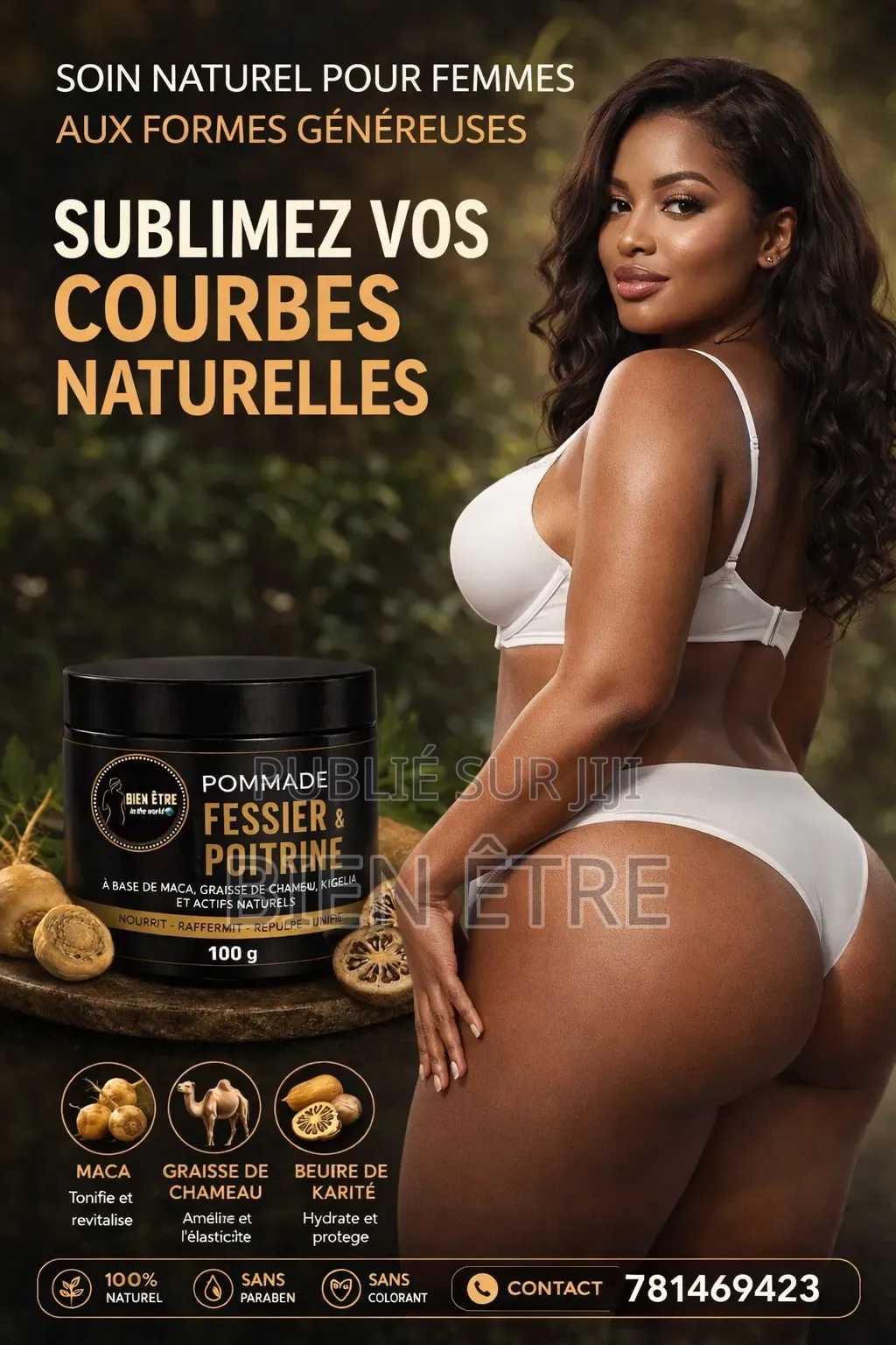 Pommade Fessier Hanche Poitrine