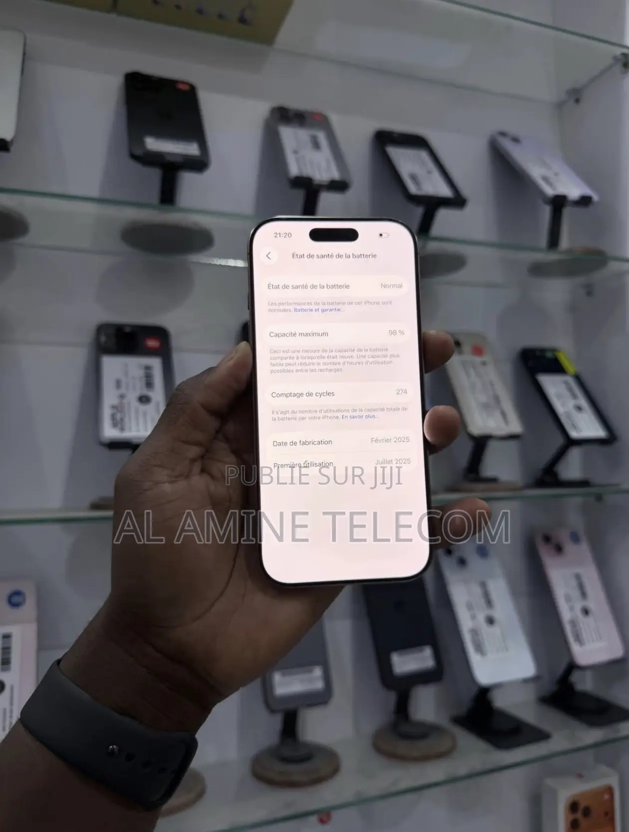 Nouveau Apple iPhone 16 Pro 256 GB Doré
