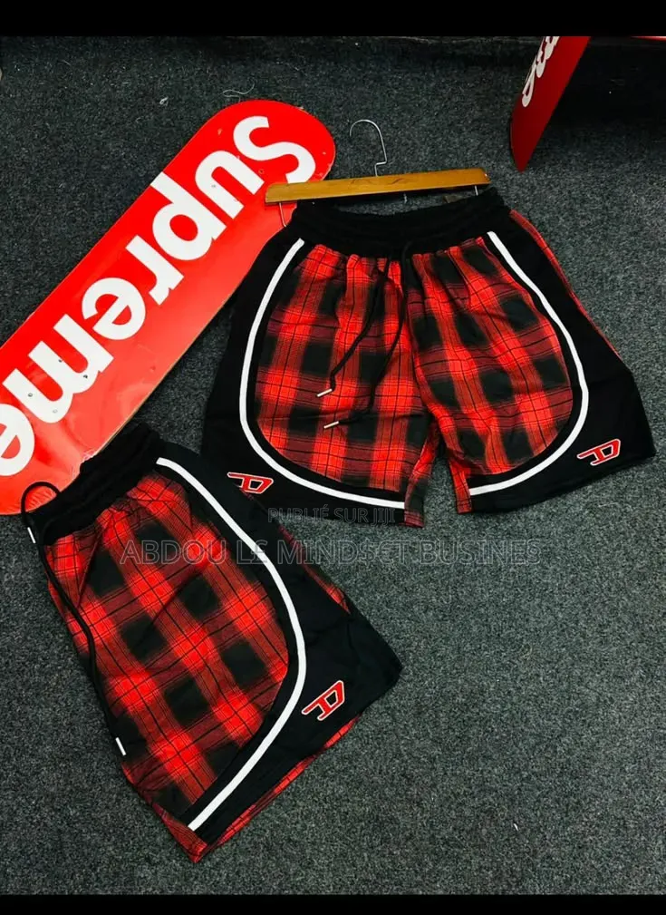 Shorts Plaid Basketball Disponible