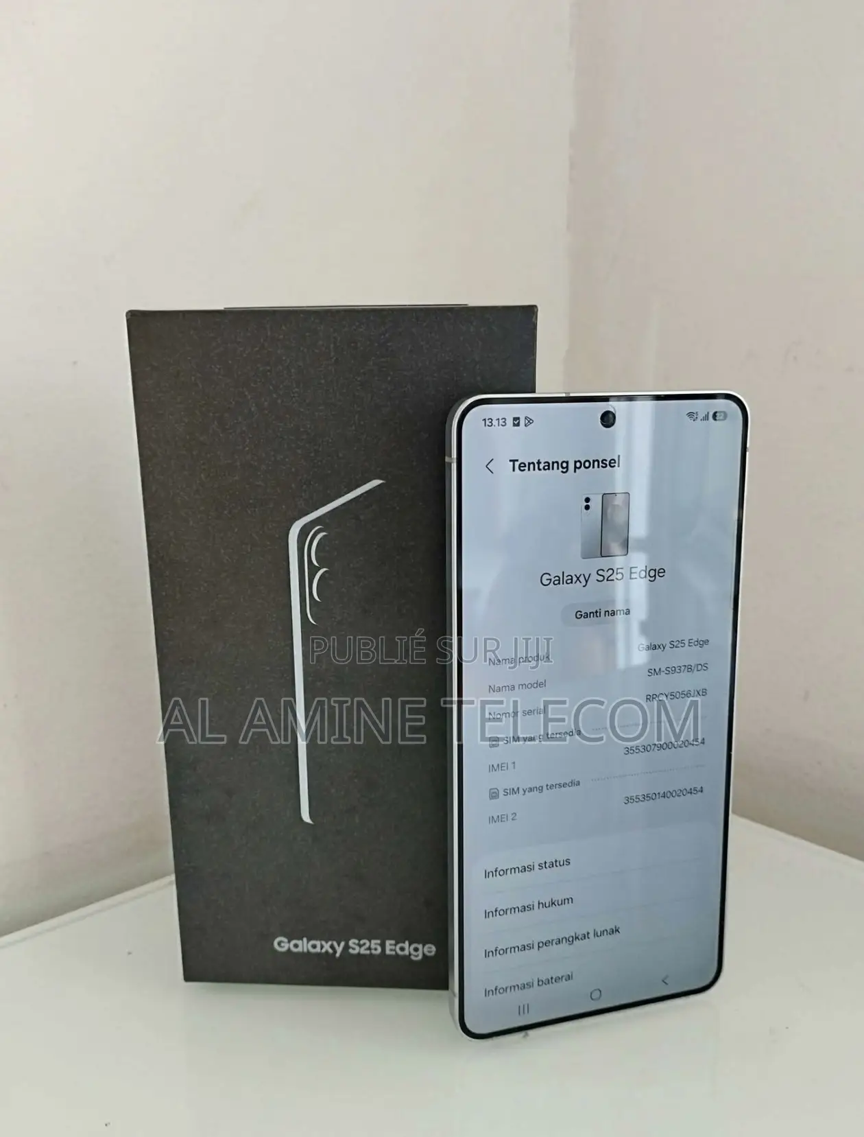 Nouveau Samsung Galaxy S25 Edge 512 GB Gris
