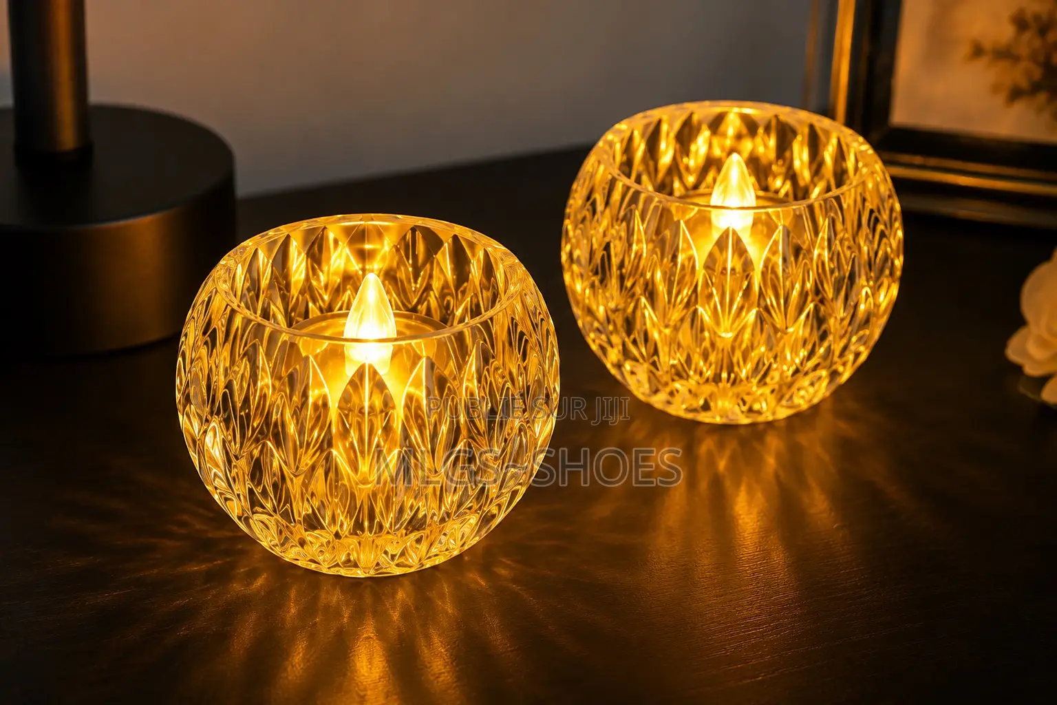Bougie Lumineuse En Cristal