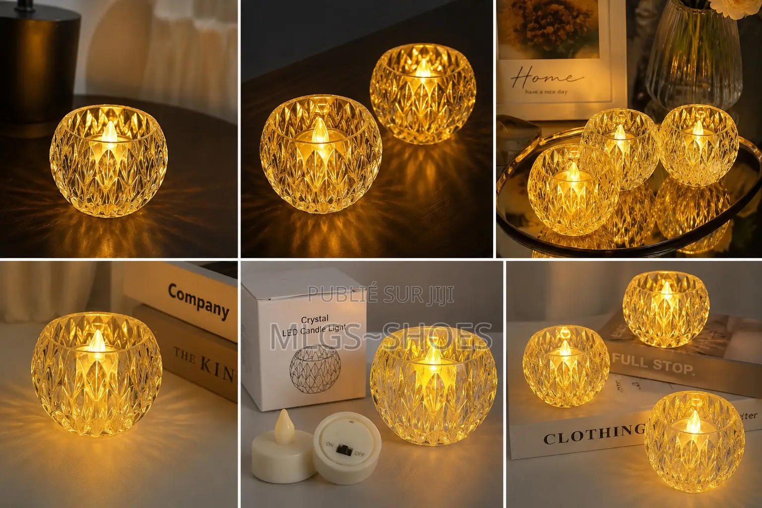 Bougie Lumineuse En Cristal