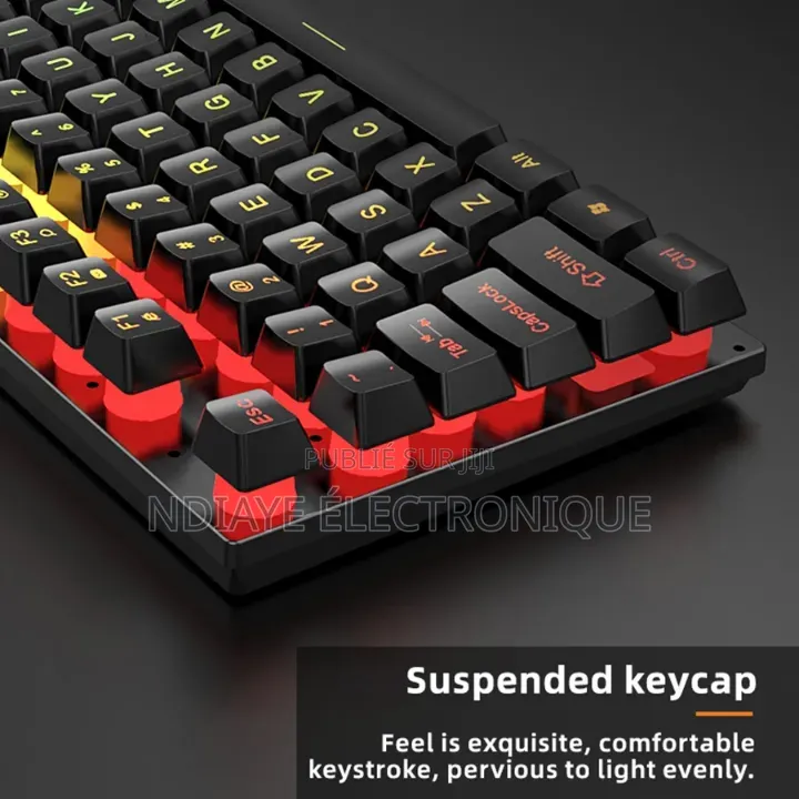 Ensemble Clavier De Jeu Filaire, Souris, Casque, Tapis De Souris