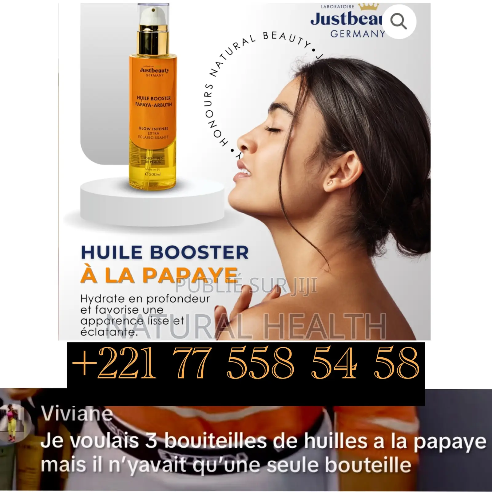 Huile Réparatrice Perle Rare À La Papaye