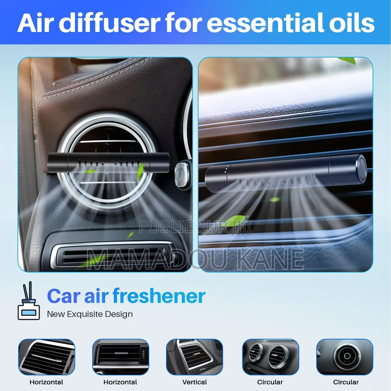 Diffuseur Stick Parfumé D’Huile Essentielle Pour Auto