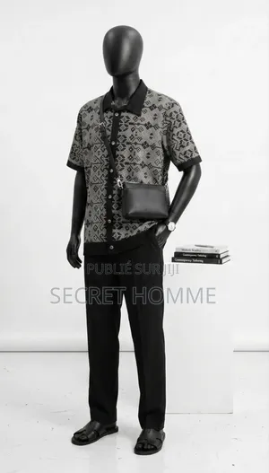 Ensemble Wax Homm –Marque Secret Homme | Chemise Pantalonbsandales Sac