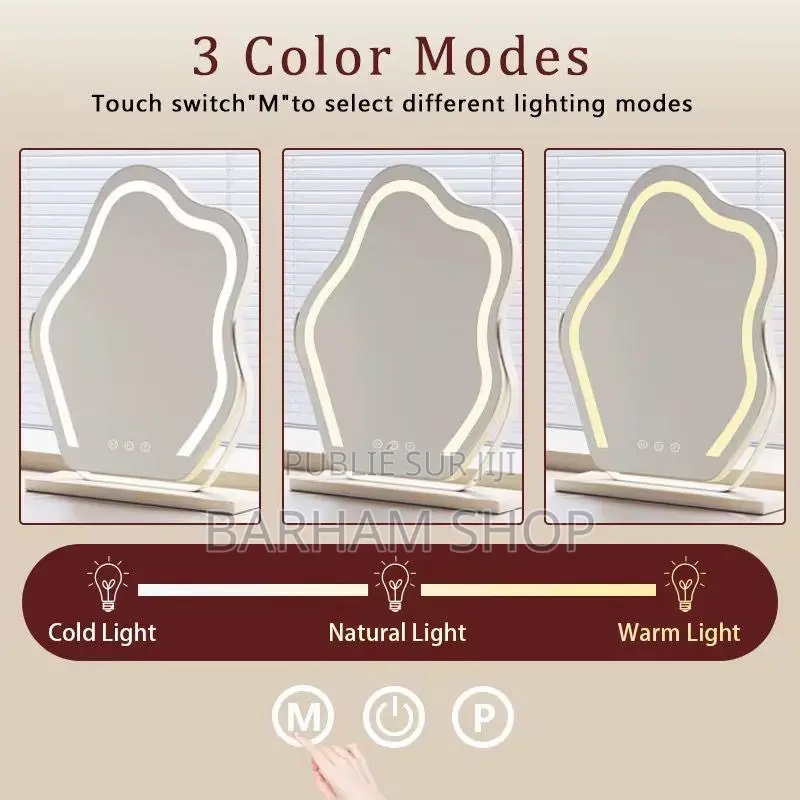 Miroir Coiffeuse Led
