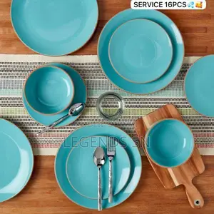 Service 16 Pièces Turquoise