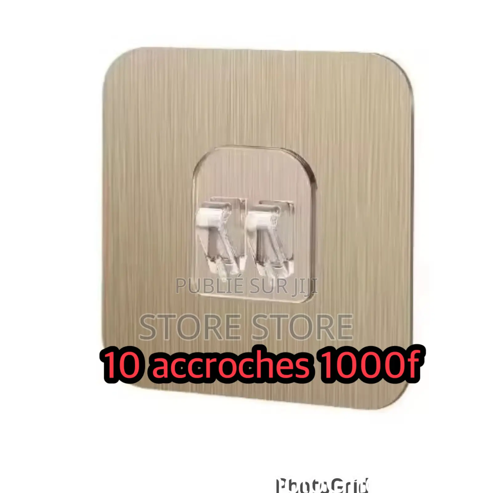 10 Accroches Murales Adhésives