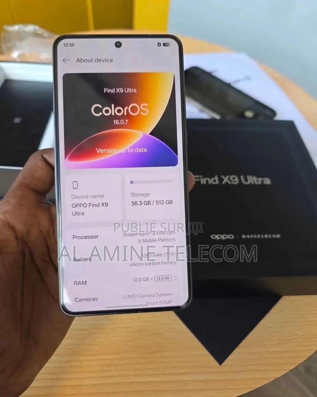 Nouveau Oppo Find X9 Ultra 512 GB Noir