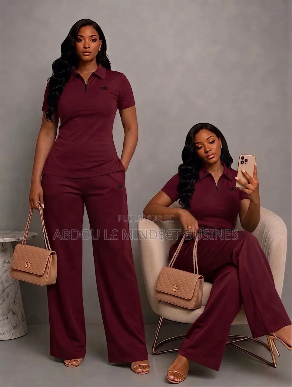 Ensemble Alo Lacoste Femme Bas Large