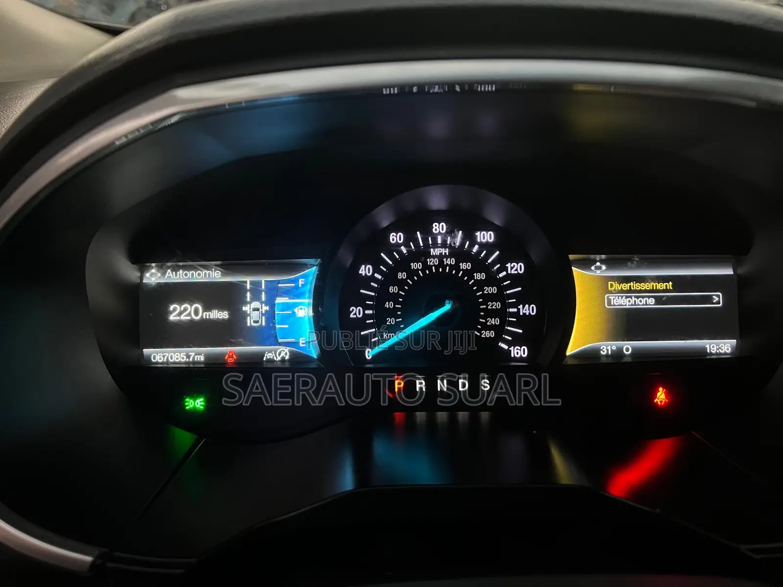 Ford Edge Titanium FWD 2019 Marron