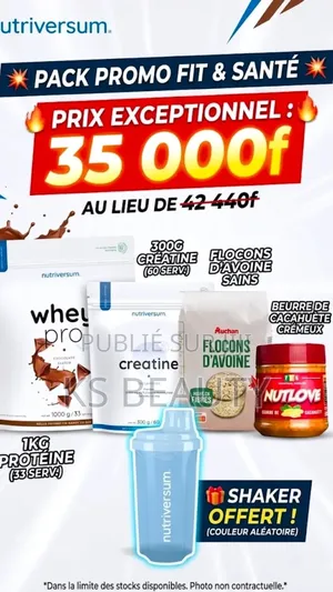 Pack Promo Whey Pro + Créatine Monohydrate Et Autre
