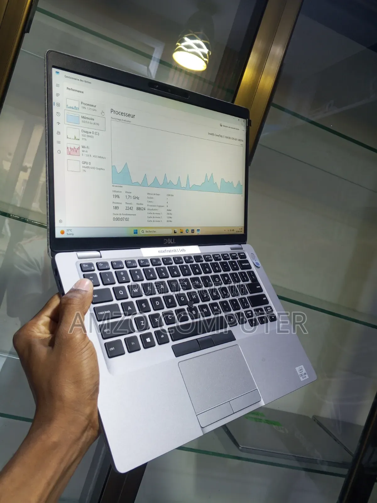 Ordinateur portable Dell Latitude 5410 8GB Intel Core i7 SSD 256GB