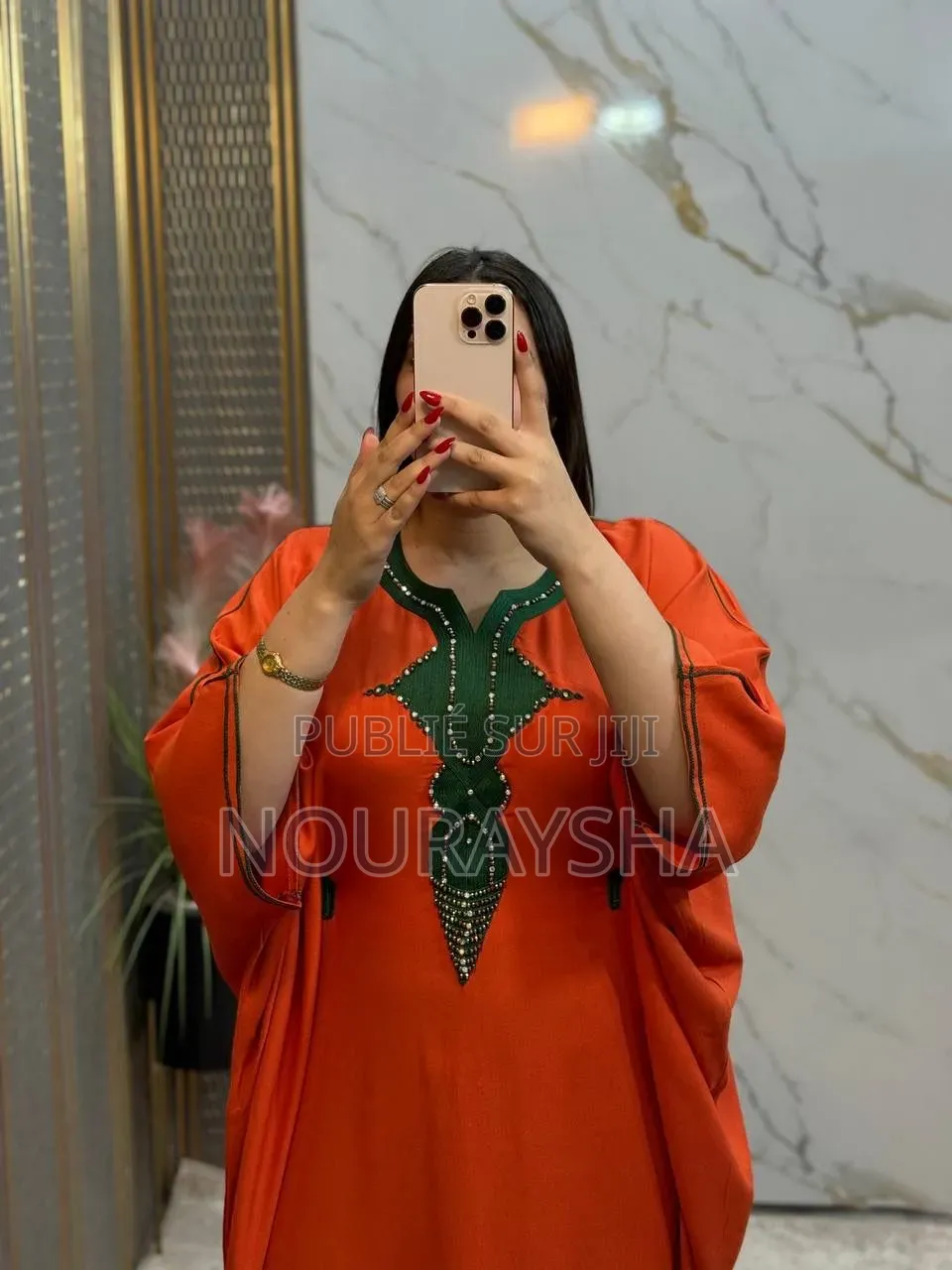 Abayas Marocain en Coton Lain