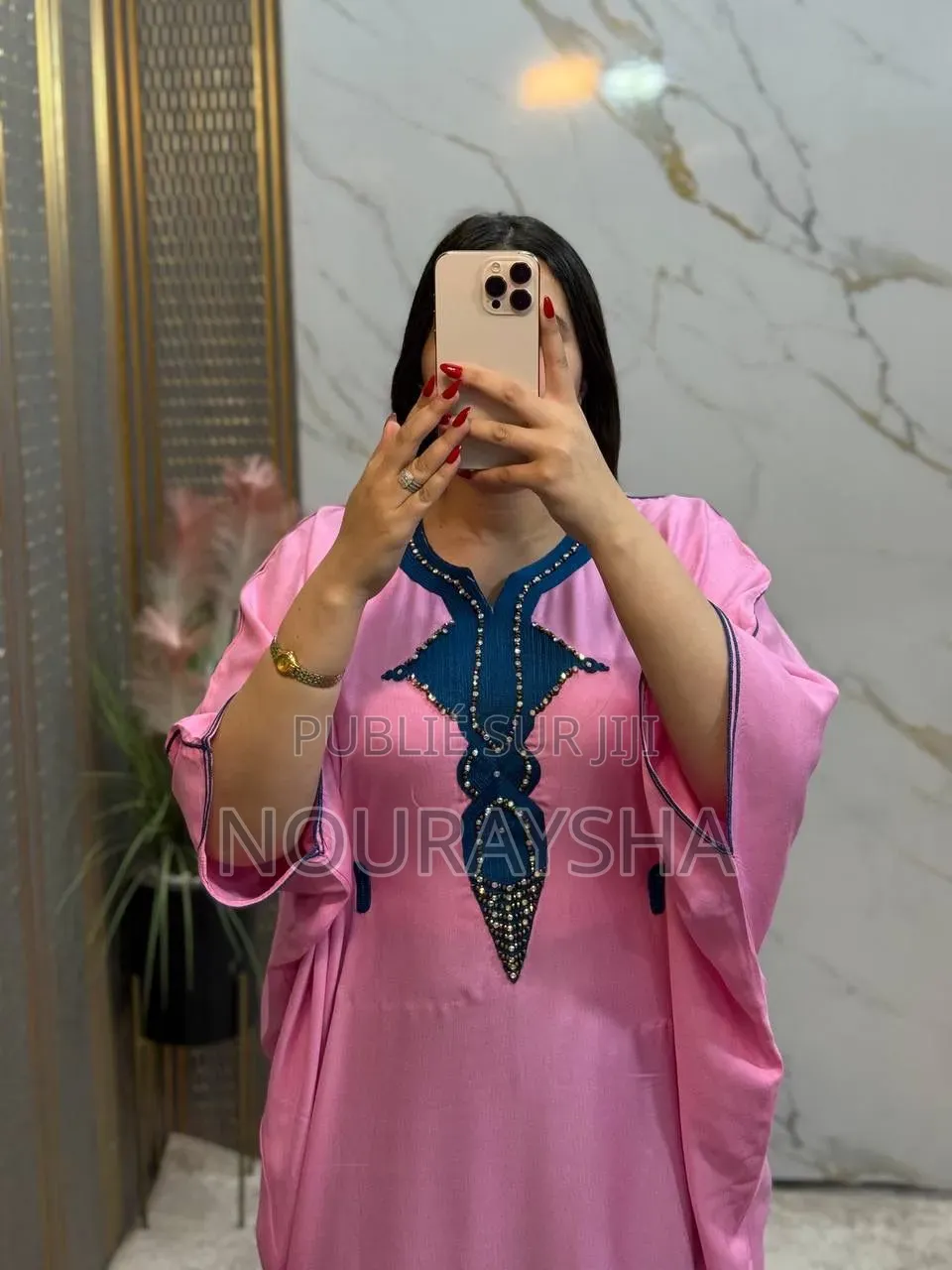 Abayas Marocain en Coton Lain