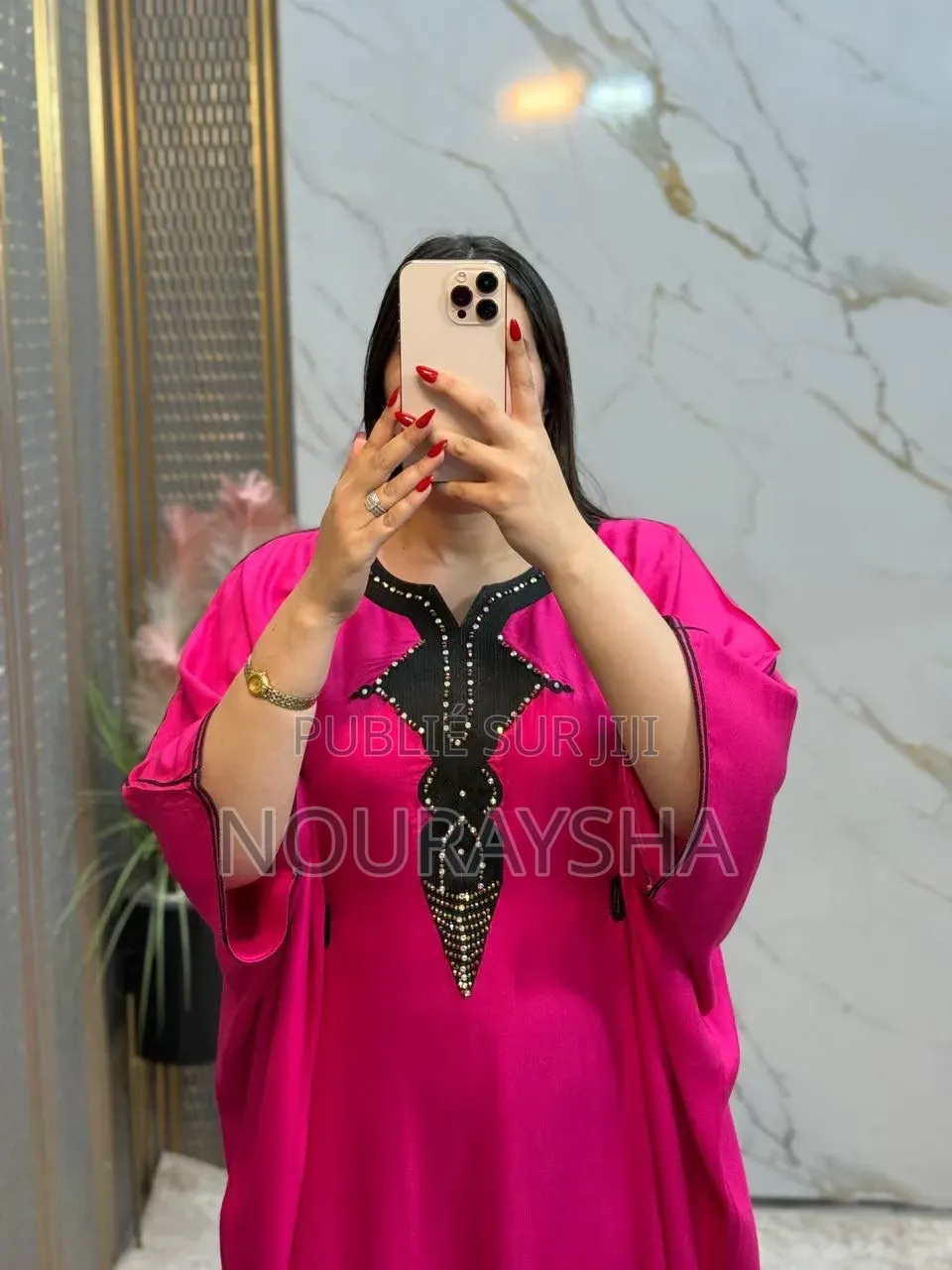 Abayas Marocain en Coton Lain