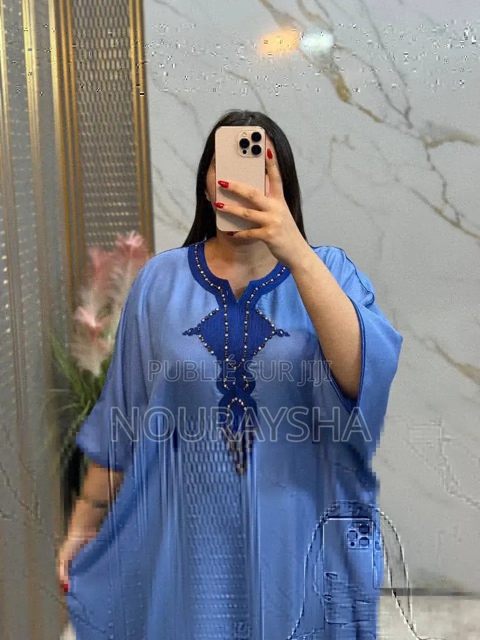 Abayas Marocain en Coton Lain