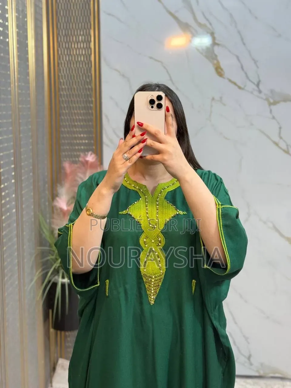 Abayas Marocain en Coton Lain