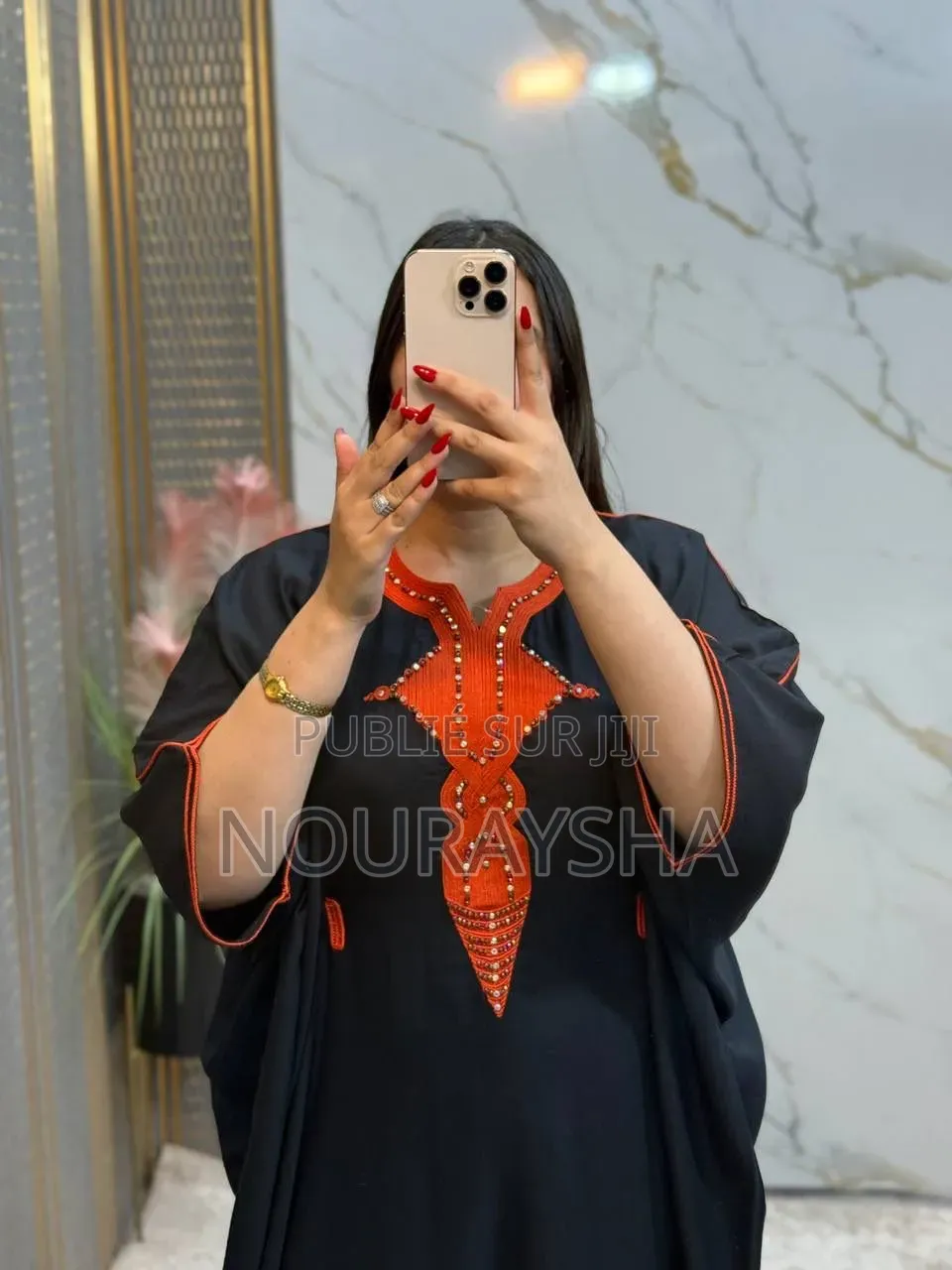 Abayas Marocain en Coton Lain