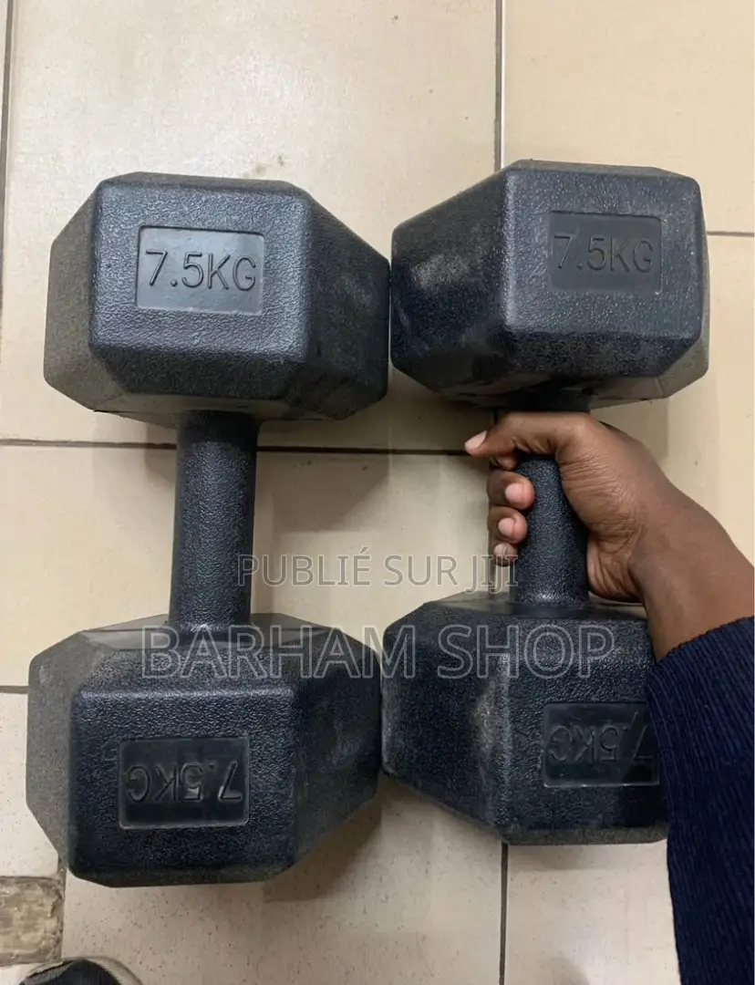Deux Haltères De 7,5kg en Vente