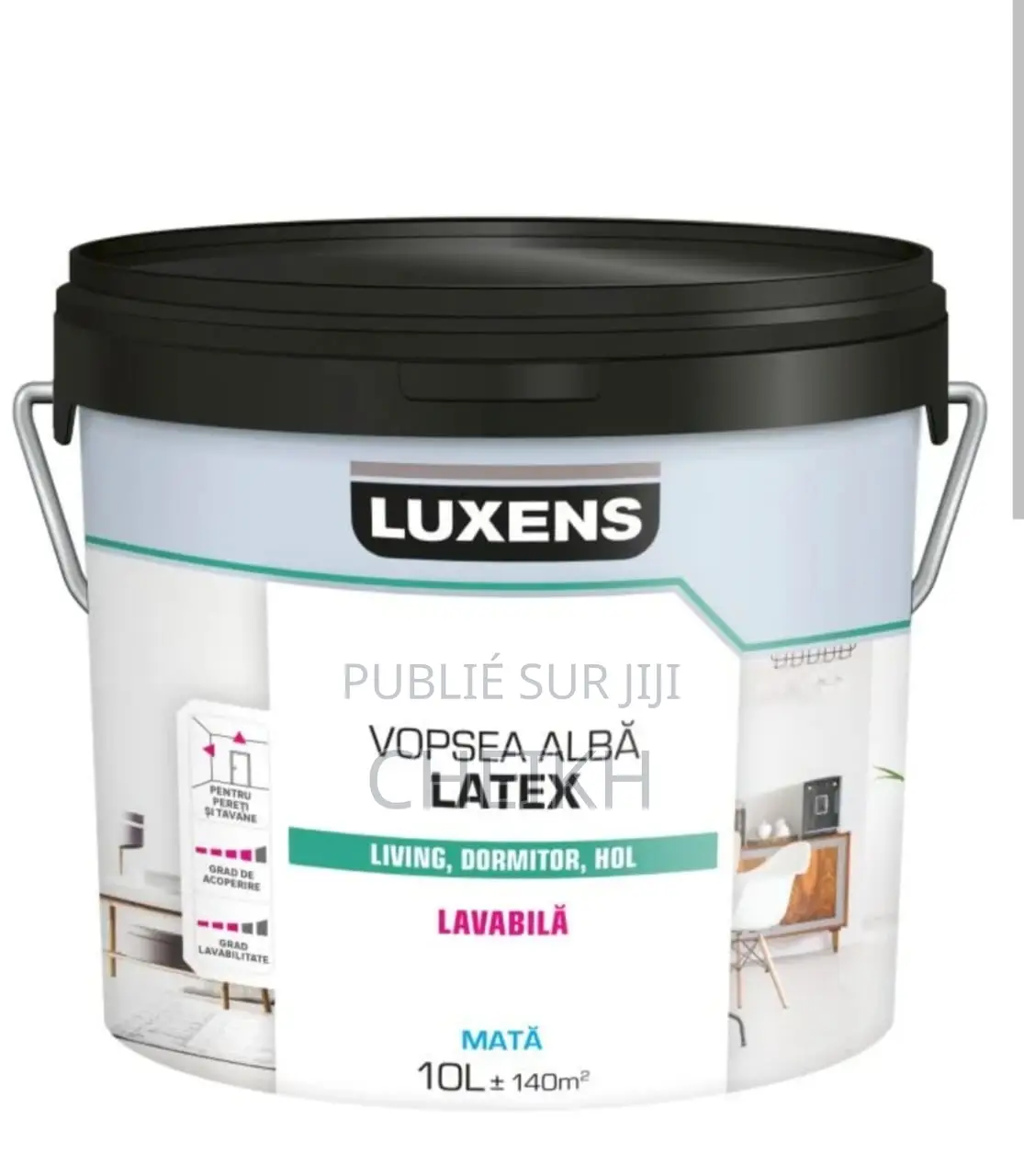 Peinture Blanche Latex Lavable De La Marque Luxens