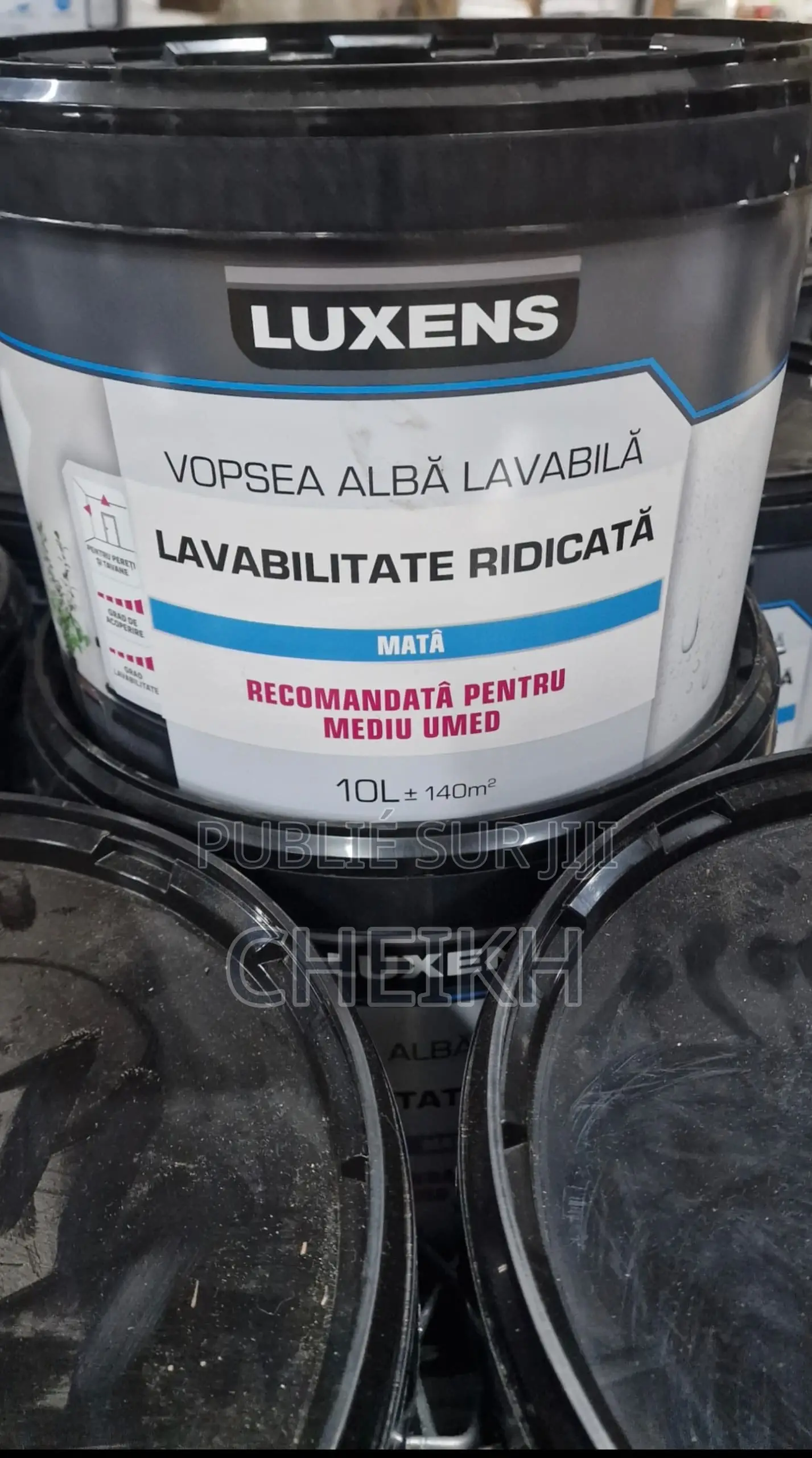 Peinture Blanche Latex Lavable De La Marque Luxens
