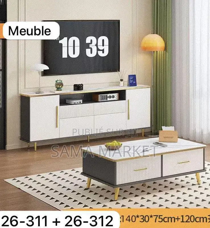 Meuble Tv Avec Table Basse