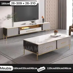 Meuble Tv Avec Table Basse