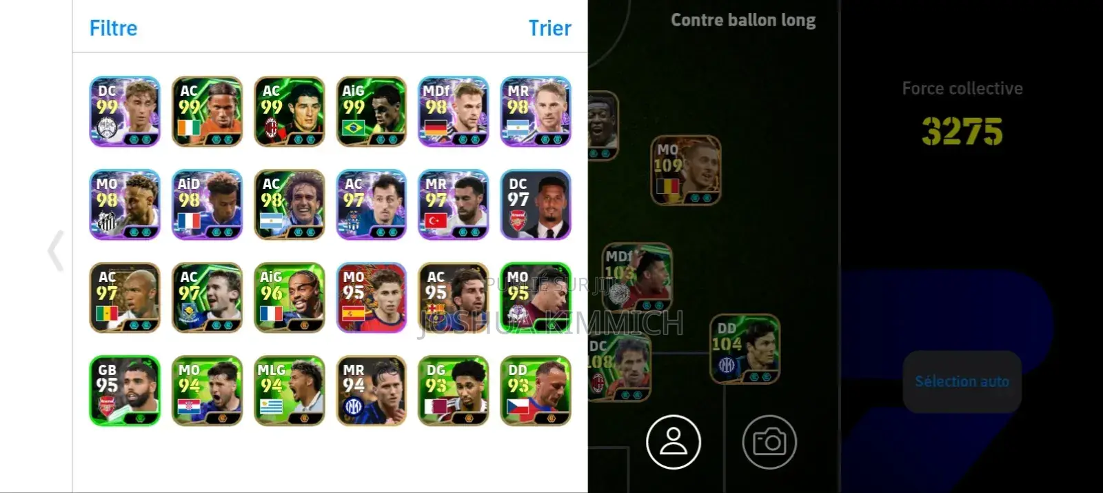 Compte Efootball 3275 Et +