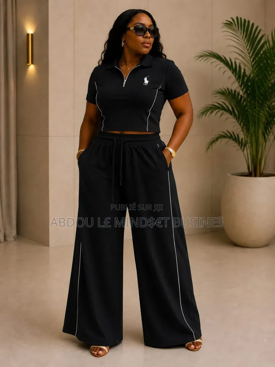 Ensemble Polo Bas Large Disponible