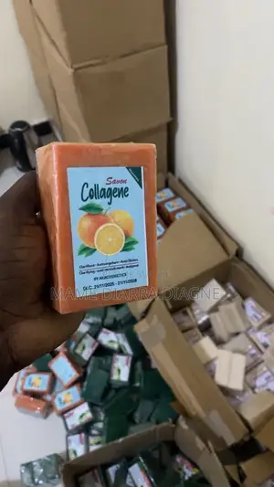 Savon Mbeurbauf Vert Beige Et Colagene