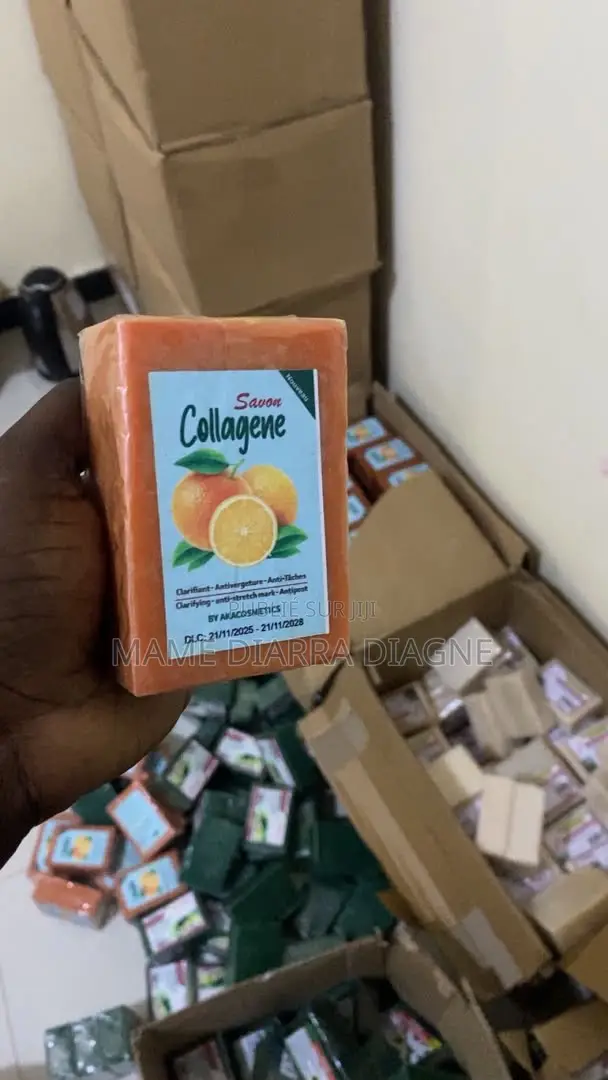 Savon Mbeurbauf Vert Beige Et Colagene